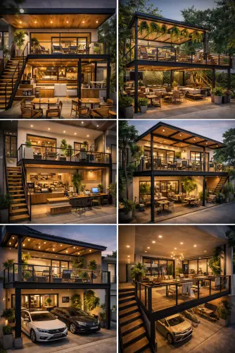 Mezannine Cafe Modern di Sentul City