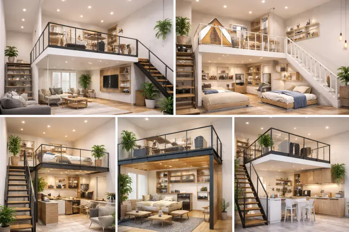 Mezannine Ruang Rumah Estetik di Sentul City